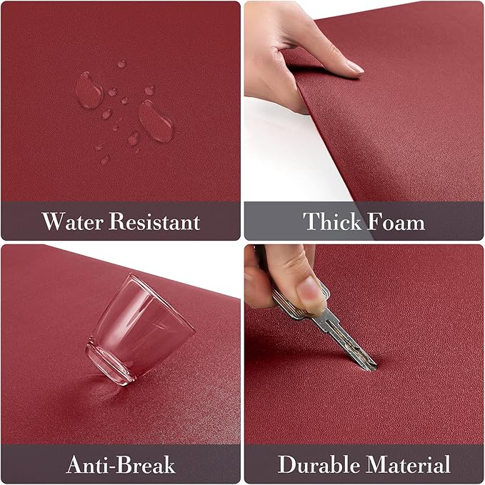 HappyTrends Kitchen Mat Cushioned Comfort Anti-Fatigue Floor Mat, Waterproof - Image 5