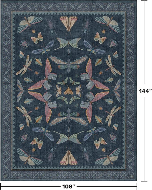 9x12 Washable Farmhouse Area Rug - Image 2