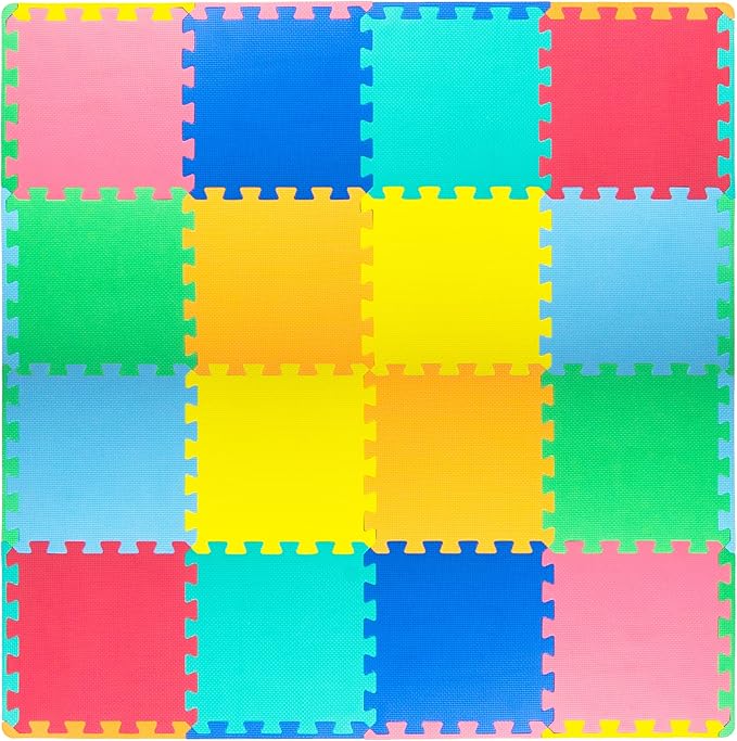 ProSource Baby Play Mat, Soft Foam Floor Tiles by PROSOURCE