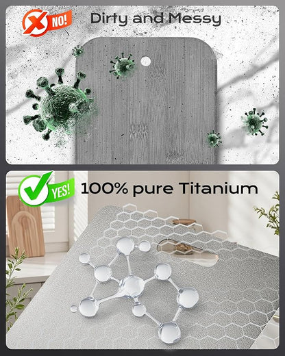 Titanium Cutting Boards for Kitchen, Dishwasher Safe - Image 6