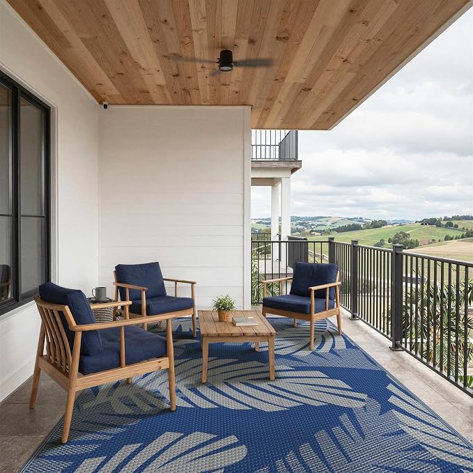 GENIMO Waterproof Outdoor Rug 9' x 12' - Image 6