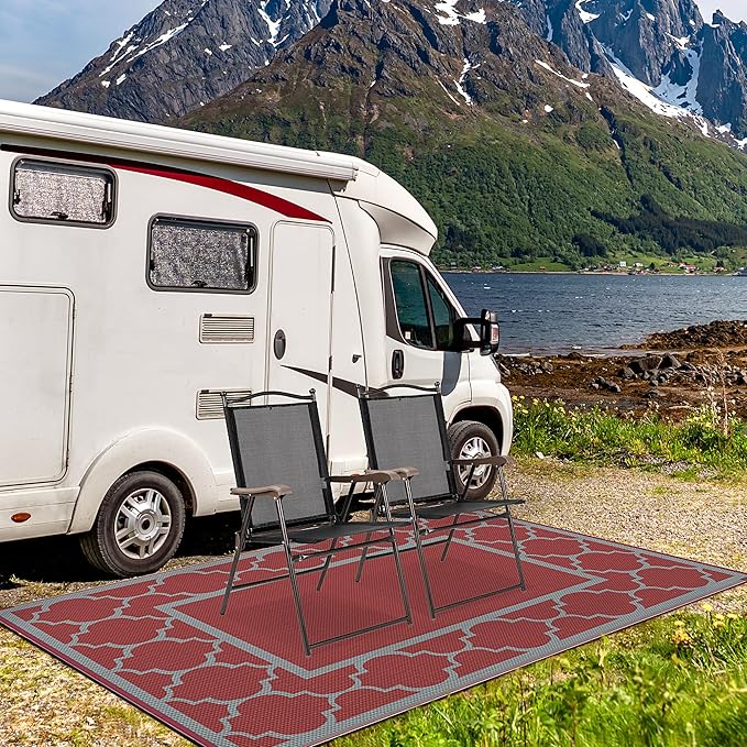 GENIMO 5' x 8' Outdoor Rug Waterproof - Image 4