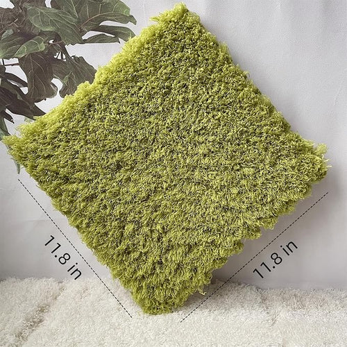 12pcs Carpet Squares Puzzle Floor Mat, Plush Interlocking Carpet Tiles - Image 2