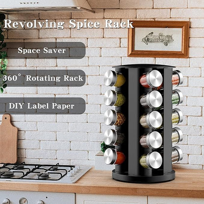 Handisen Rotating Spice Rack Organizer - Image 5