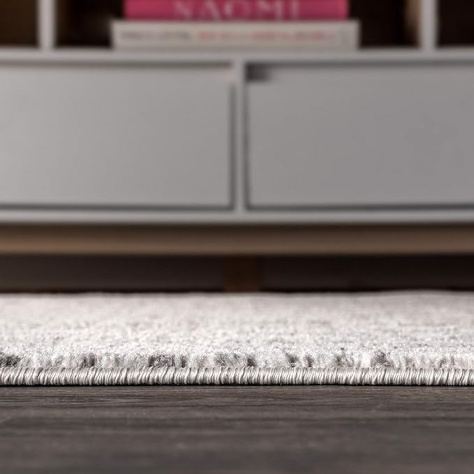 JONATHAN Y Boho Vintage Diamond Cream/Gray Indoor Area Rug 10X14 ft, Moroccan - Image 6