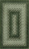 Maples Rugs Marion Bohemian Braided-Style Print Area Rug – Made in USA – by MaplesRugs