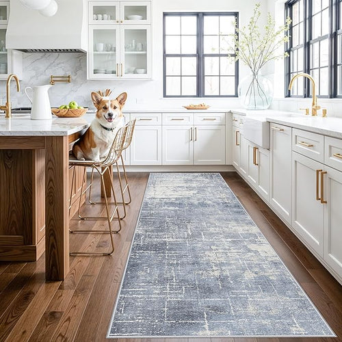 Abstract 3x10 Kitchen Rug Runners: Washable 10ft Hardwood Floor Mat Bathroom by HYHAOYUNLAI