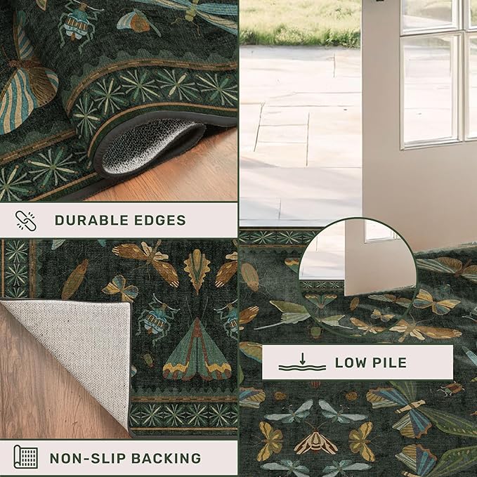 Hazo Haus Green Living Room Rug - Image 5
