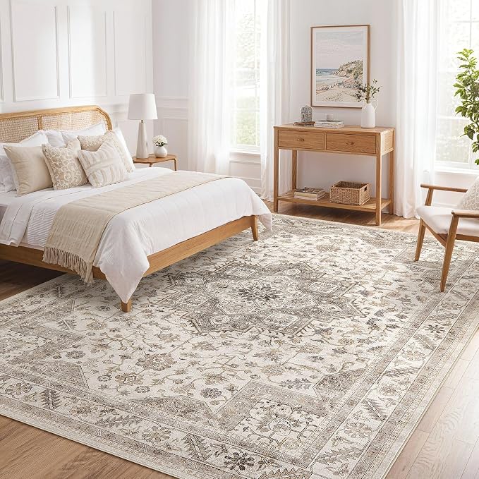 Vintage Living Room Area Rug 7x9 - Image 9