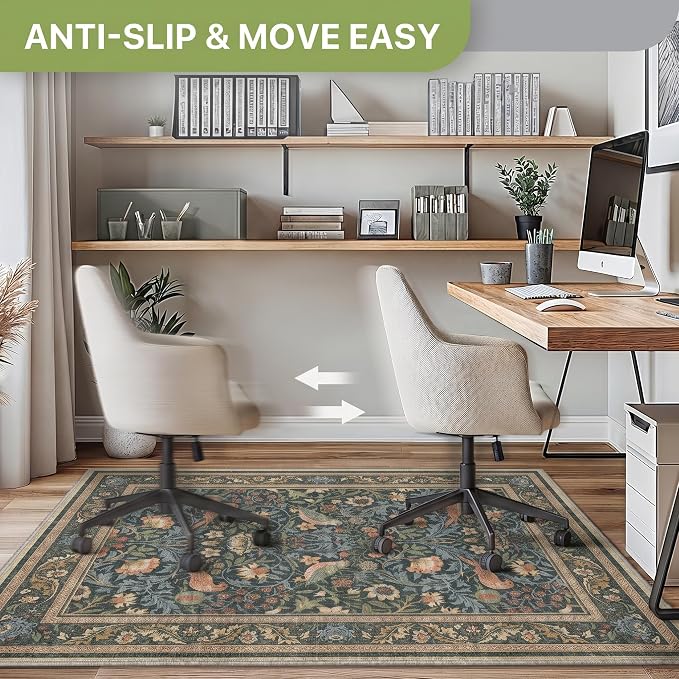 48"x72" Office Chair Mat for Hardwood Tile Floor, Under Desk Carpet Protector - Image 3