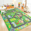 Chicrug 3x5 Car Road Area Rug for Kids Playroom Bedroom, Non Slip Low Pile by ChicrugHomeDecor