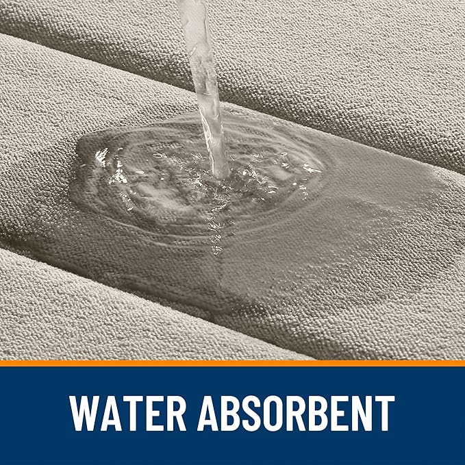 OLANLY Memory Foam Bath Mat 40x24, Super Soft Absorbent Bathroom Rugs, Quick Dry - Image 4