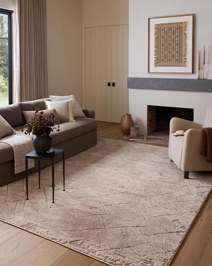 Loloi Amber Lewis Monty Collection MOT-05 Beige/Natural 9'-2" x 13', .50" Pile by Unknown