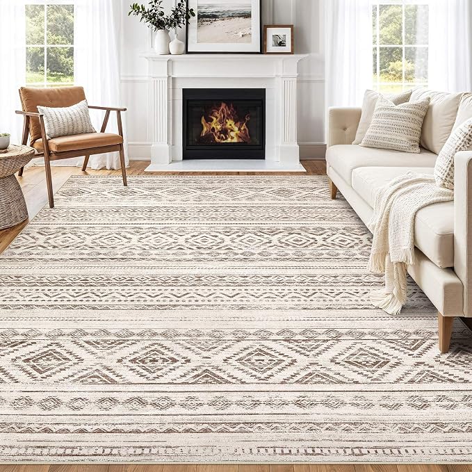 cotiled 7x9 Area Rugs Living Room Rug: Washable Boho Rugs - Image 8
