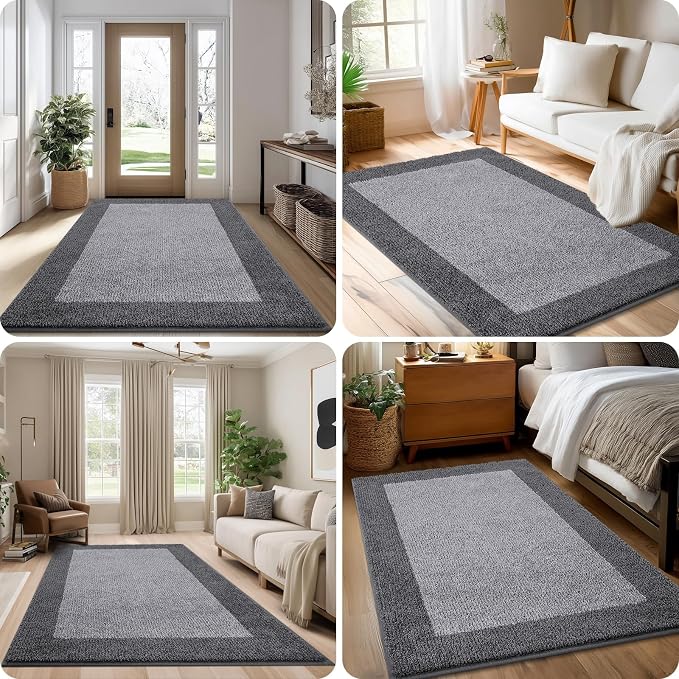 Machine Washable Runner Rug 32" x 144", Non Slip Kitchen Rug - Image 6
