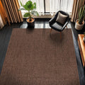 CAMILSON Easy Jute Rug 8x10, Indoor Outdoor Brown Color Fiber Area Rugs by CAMILSONIndoorOutdoorAreaRugs