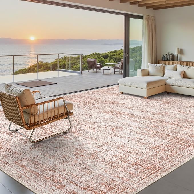 Soalmost Washable Area Rug 8x10, Large Soft Rugs - Image 2