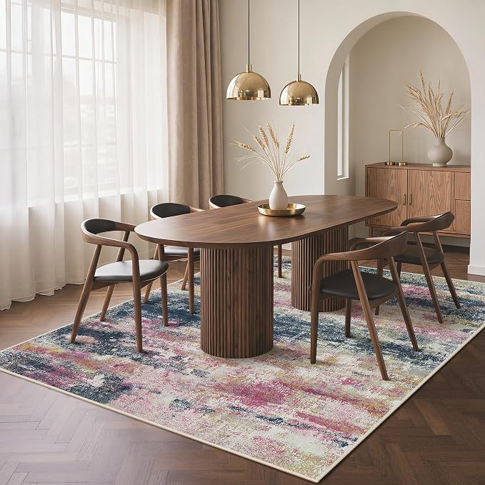 BEIMO Area Rugs 8x10 for Living Room Bedroom, Modern Abstract Machine Washable - Image 3