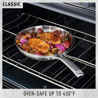 Calphalon Classic Stainless Steel Sauce Pan, Impact-Bonded Aluminum Base - Image 5