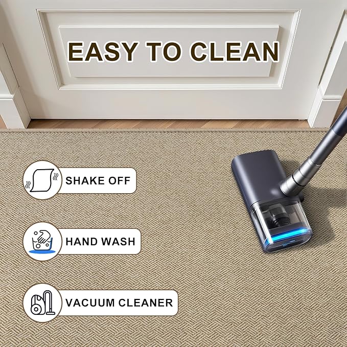 Ultra Thin Door Mat Indoor Entrance 24"x36", Low-Profile Indoor Door Mat - Image 5