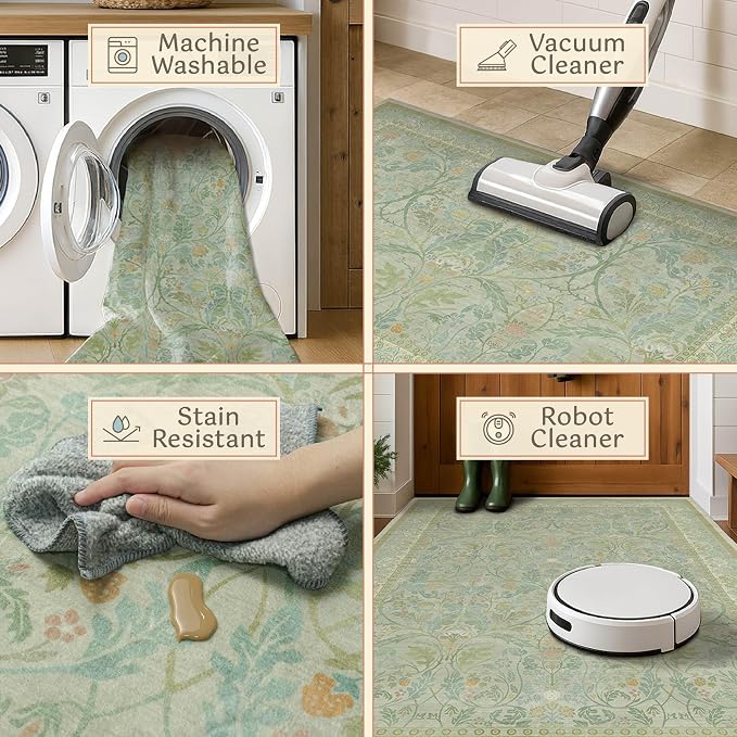 Cottagecore 2x10 Long Runner Rugs - Image 4