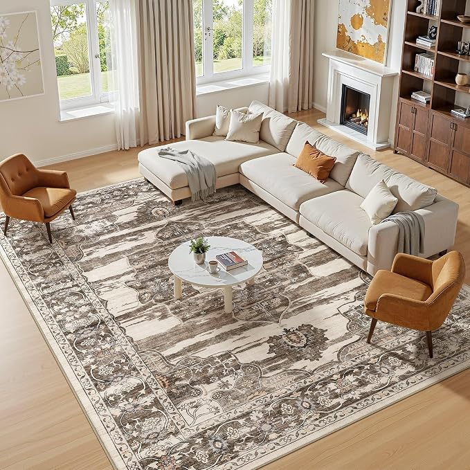 Washable 10x14 Area Rug for Living Room - Image 6