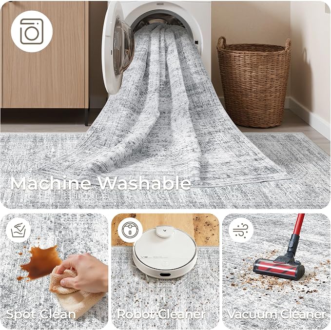 2x3 Washable Rug Runner for Bathroom, Soft Entryway Rug for Laundry Room - Image 8