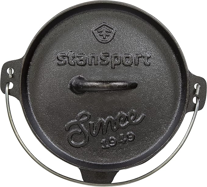 Stansport Pre-Seasoned Cast Iron Dutch Oven - Image 9