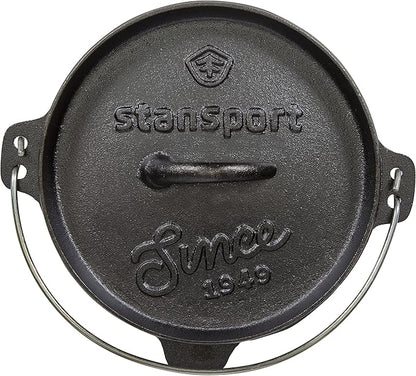 Stansport Pre-Seasoned Cast Iron Dutch Oven - Image 9