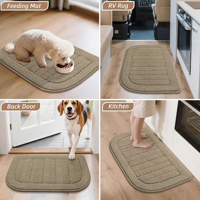 BEQHAUSE 30x18 Inch Kitchen Rug Mat Durable Kitchen Rugs Non-Slip Washable - Image 8