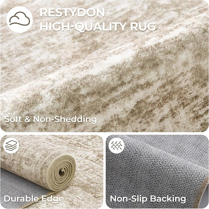 3x10 Runner Rug Non Slip Washable - Image 7