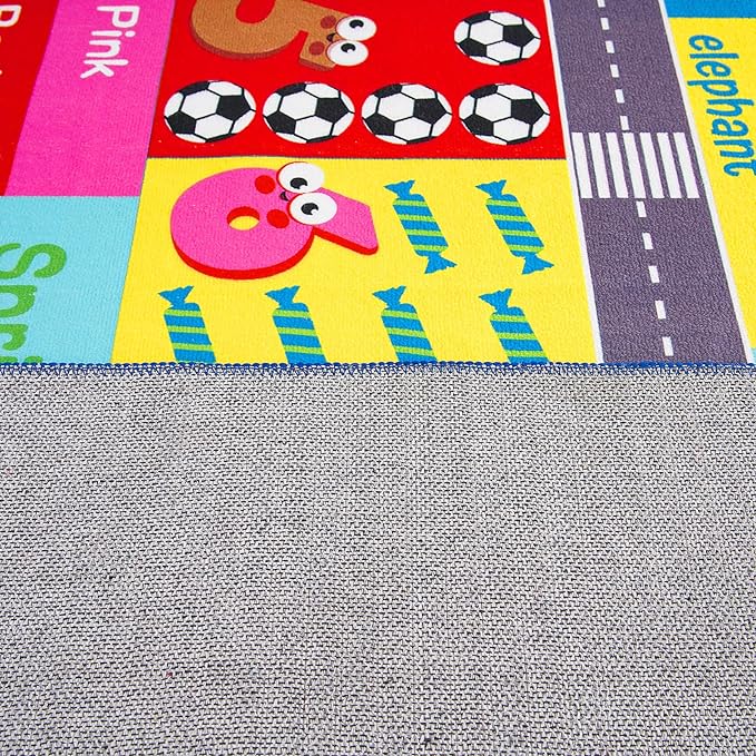 HOMORE Kids Rug, 9x12 Large Educational Rugs - Image 7
