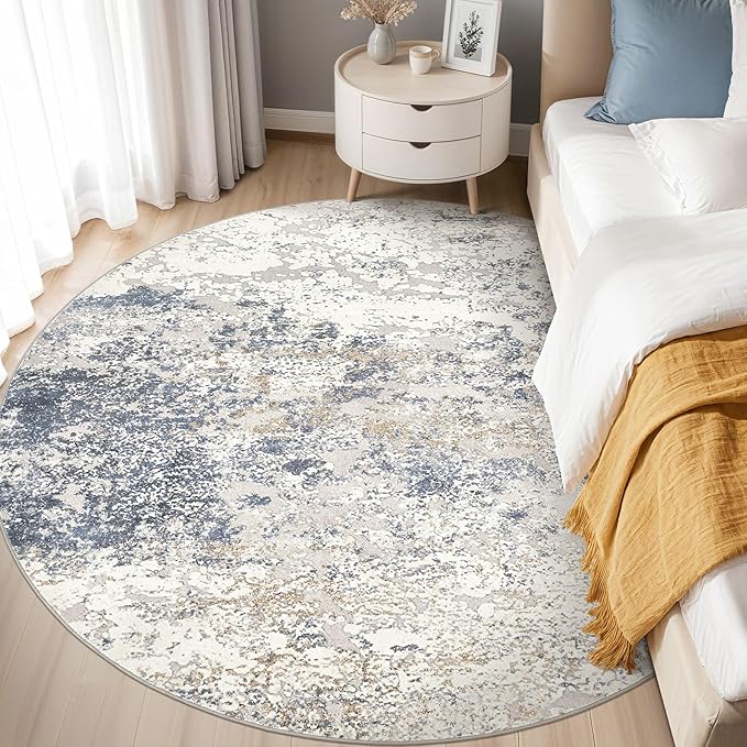 DMOYEST 6ft Round Area Rug Living Room Rugs - Image 3