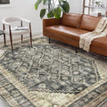 CHAMPLANT Washable Area Rug 4'x6' Vintage Traditional Floor Cover Foldable Thin by CHAMPLANT