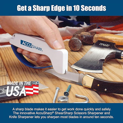 AccuSharp Hand-Held Carbide Blade Sharpener & ShearSharp Scissor Sharpener - Image 4