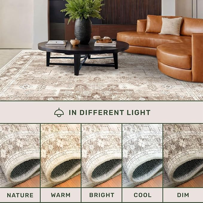 Boho 7x9 Area Rug for Living Room - Image 8