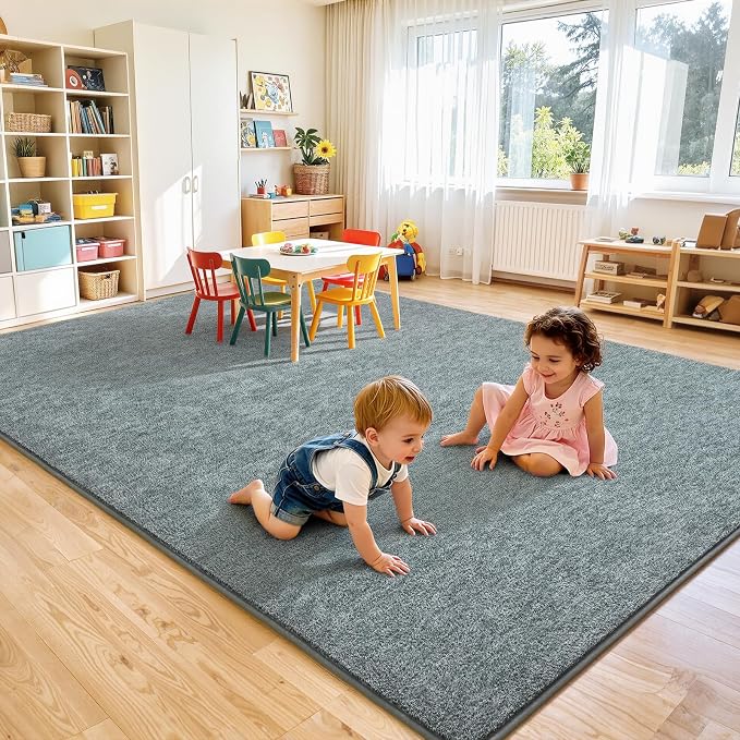 Keeko 4x6 Area Rugs for Living Room, Soft Modern Memory Foam Bedroom Rug - Image 5