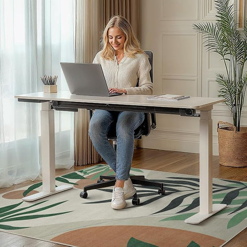 36"x48" Office Chair Mat for Hardwood Tile Floor, Under Desk Carpet Protector - Image 2