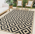 Smiry Waterproof Outdoor Rug 5x8 ft, Reversible Plastic Straw Patio Camping Rugs by Smiry