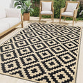 Smiry Waterproof Outdoor Rug 8x10 ft, Reversible Plastic Straw Patio Camping by Smiry