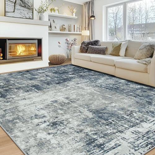 10x14 Area Rugs Large Living Room Rug Washable: Modern Abstract Rug Indoor by Aelenmu