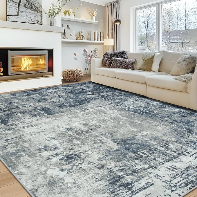 8x10 Area Rugs for Living Room Rug Washable: Modern Large Rug for Dining Room by Aelenmu