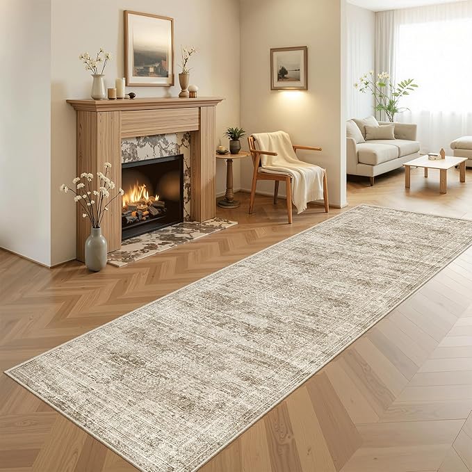 Soalmost Runner Rug 3x8 Washable Non-Slip Hallway Runner Rugs - Image 3