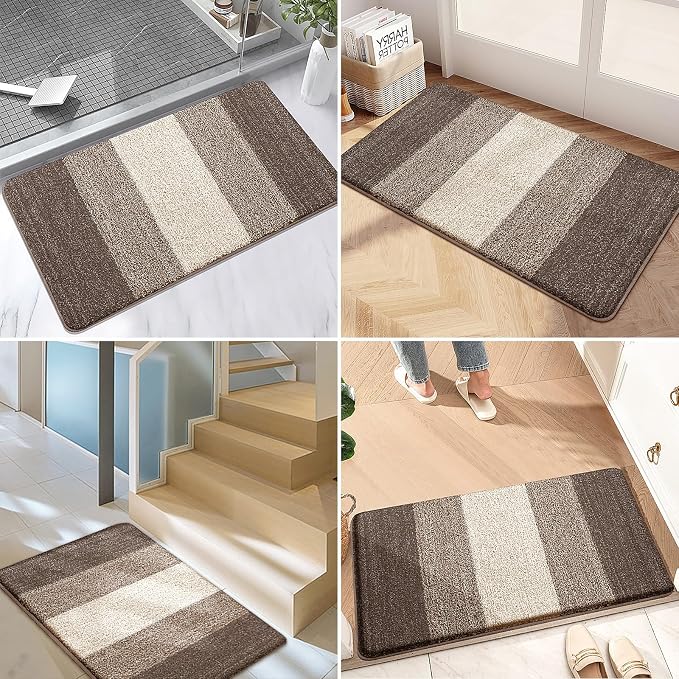 Kitinjoy Indoor Outdoor Door Mat, 59x20 Non-Slip Absorbent Dirt Trapper - Image 6
