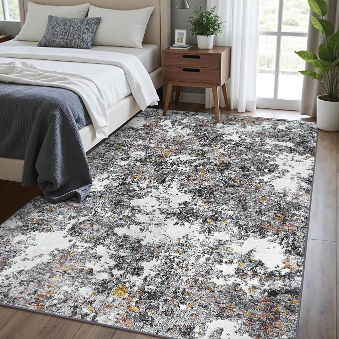 Area Rug Living Room Rugs: 5x7 Washable Rug - Image 3