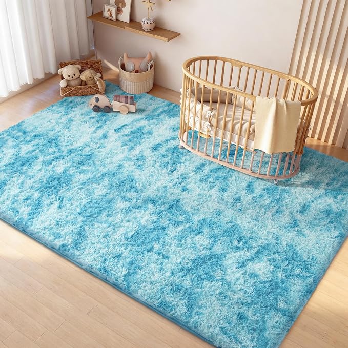 Litanika 9x12 Fluffy Shag Faux Fur Area Rug - Image 4