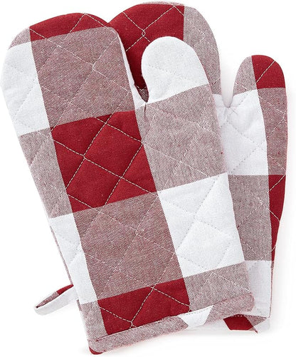 Encasa XO Long 12"x7" Oven Microwave Hand Gloves Mitts - Image 2