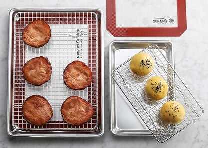 New Star Foodservice 1028768 Commercial-Grade Bun Pan/Baking Sheet, Baking Mat - Image 7