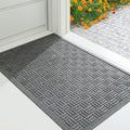 Mibao Front Door Mat Indoor Outdoor Entrance, Dirt Trapping Waterproof by Mibao