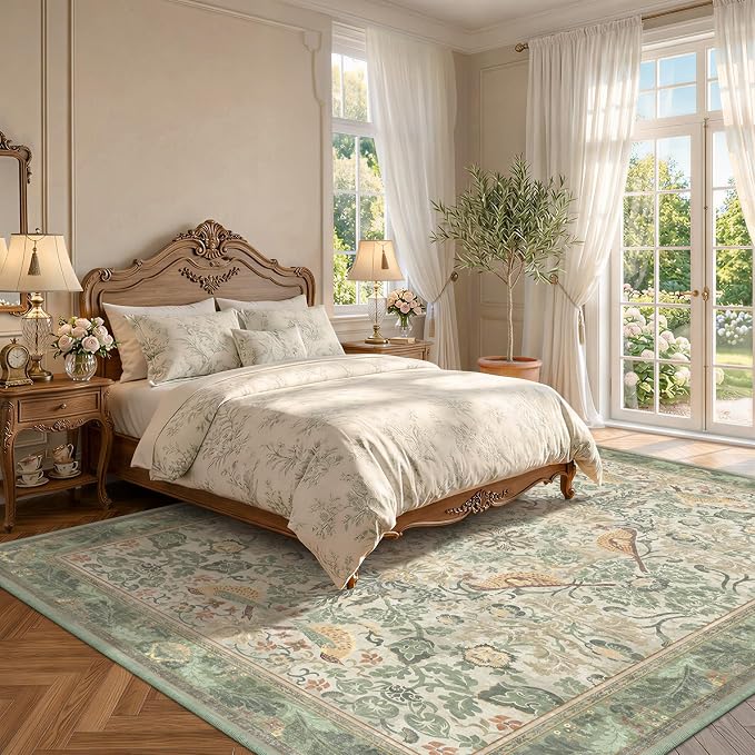 Boho 8x12 Living Room Rugs by HazoHaus